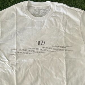 Taylor Swift Tortured Poets Department Capital One Exclusive T-Shirt Size S